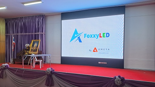 LED full color P3.91 ในห้องประชุมโรงเรียน