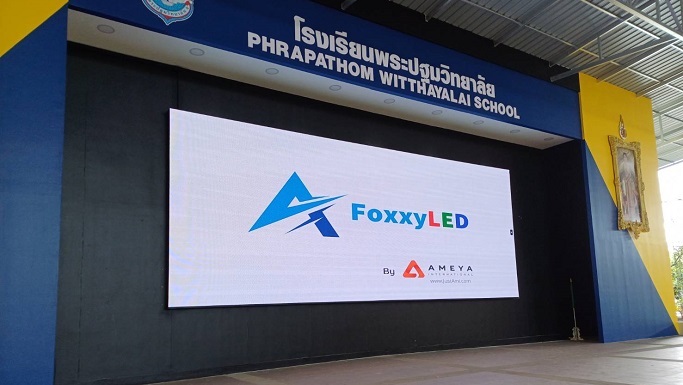 จอห้องประชุม LED full color P4 FoxxyLED