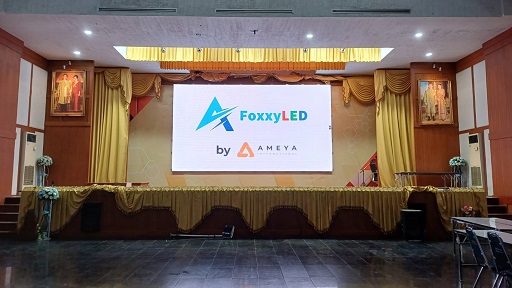 LED full color P5 installation